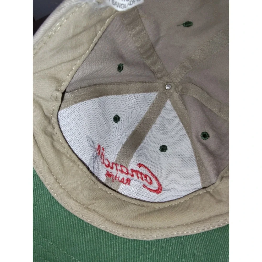 Vintage Comanche RAH-66 Helicopter Hat Khaki Green Cotton Adj Baseball Cap